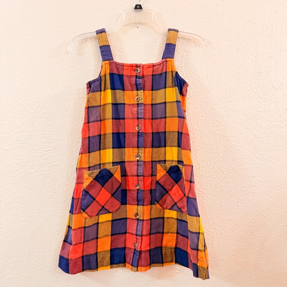 Hanna Andersson flannel plaid jumper